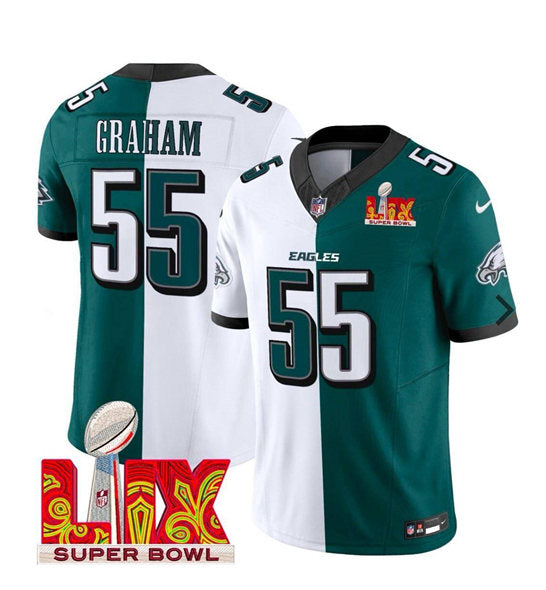 Brandon Graham Philadelphia Eagles green-white FUSE jersey