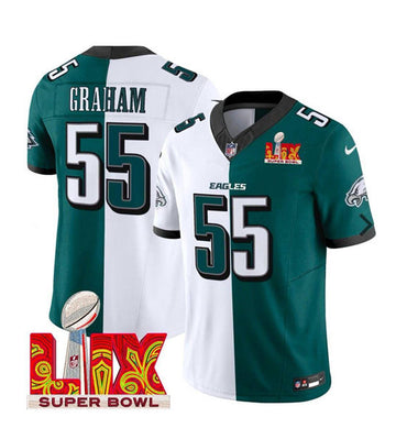 Brandon Graham Philadelphia Eagles green-white FUSE jersey
