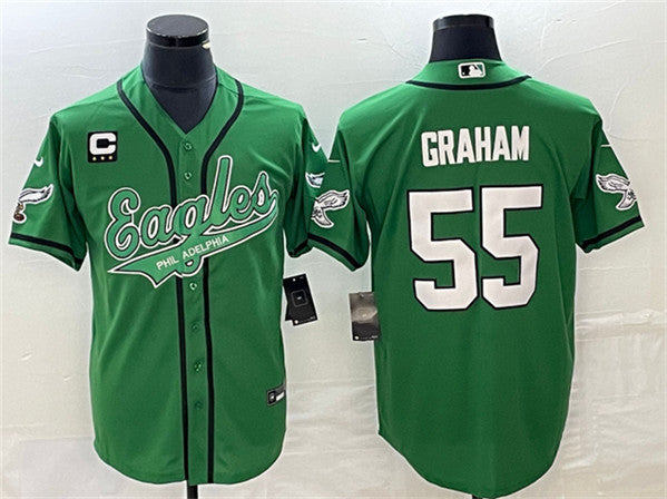 Brandon Graham Philadelphia Eagles green jersey