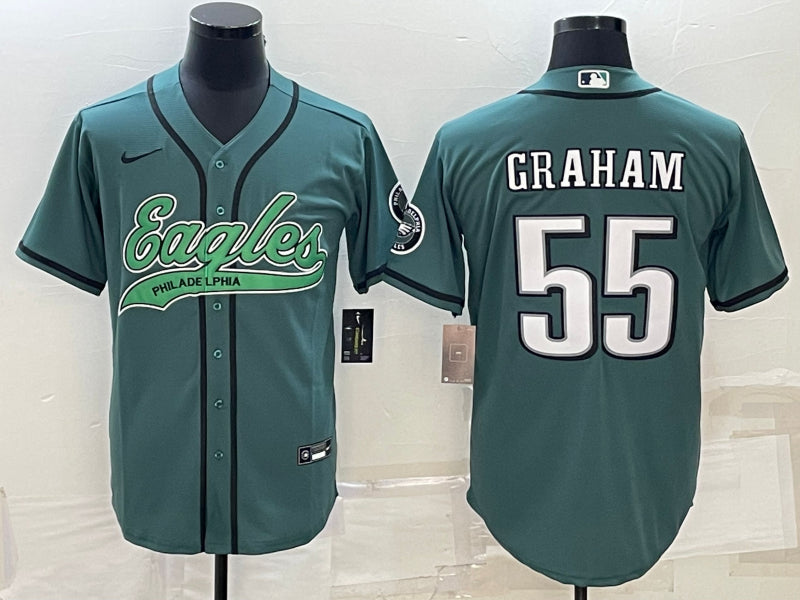 Brandon Graham Philadelphia Eagles green jersey