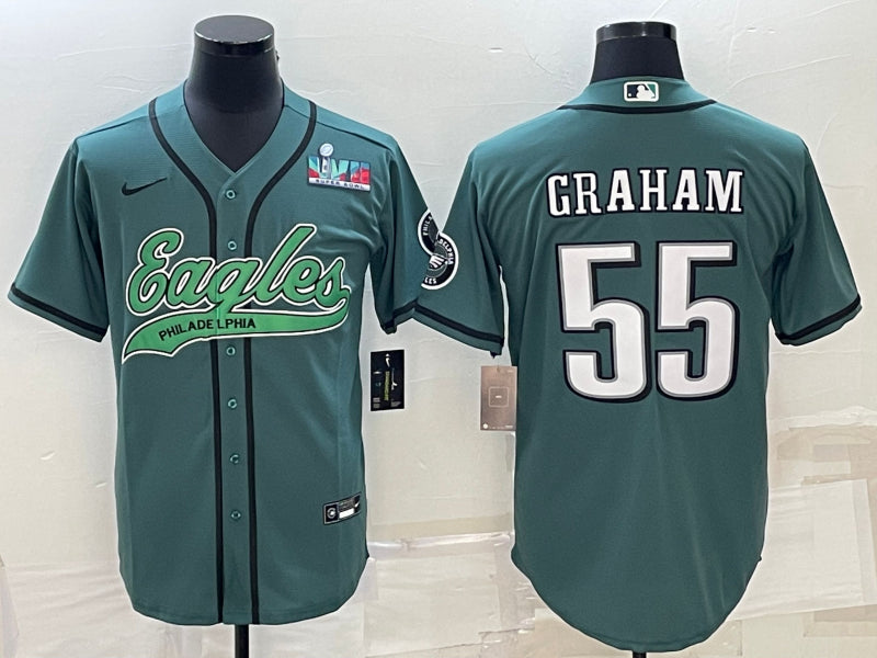 Brandon Graham Philadelphia Eagles green jersey