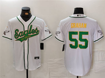 Brandon Graham Philadelphia Eagles white-gold jersey