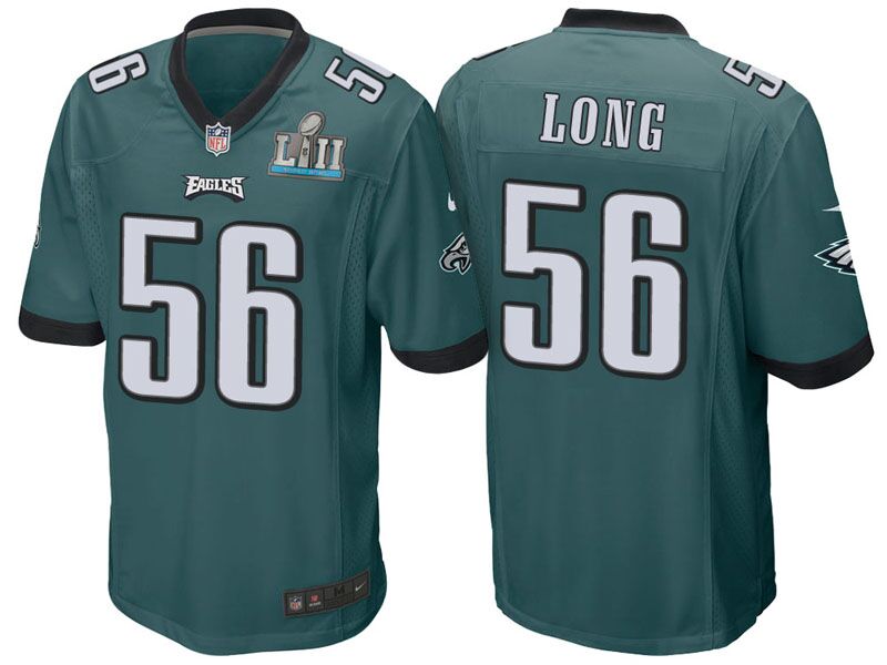Chris Long Philadelphia Eagles green Game jersey