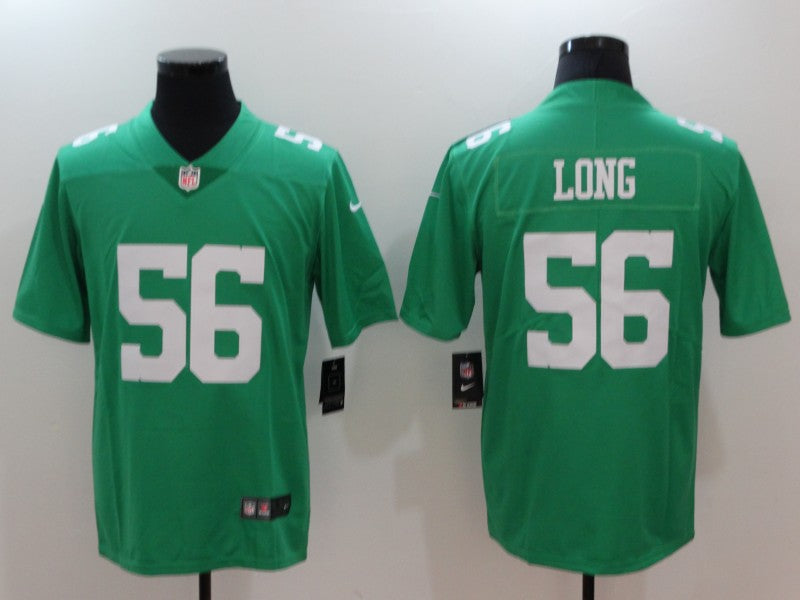 Chris Long Philadelphia Eagles green Throwback jersey