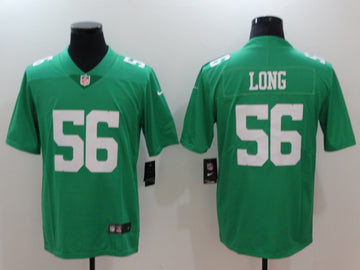 Chris Long Philadelphia Eagles green Throwback jersey