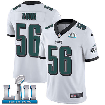 Chris Long Philadelphia Eagles white Game jersey