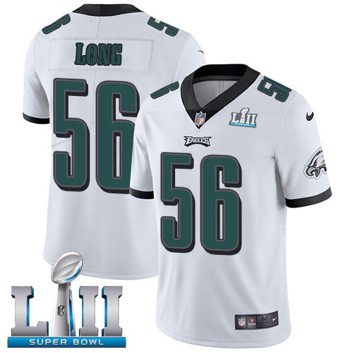 Chris Long Philadelphia Eagles white Game jersey