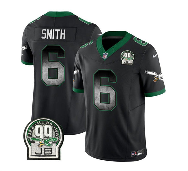 DeVonta Smith Philadelphia Eagles black FUSE jersey