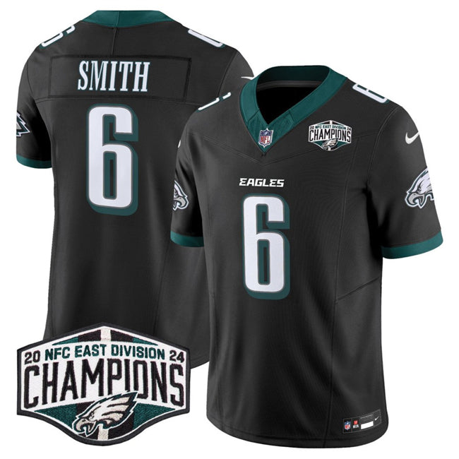 DeVonta Smith Philadelphia Eagles black FUSE jersey