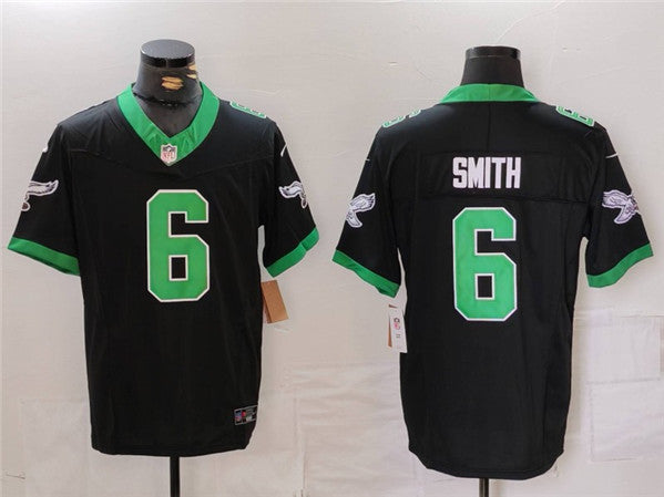 DeVonta Smith Philadelphia Eagles black FUSE jersey