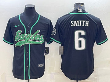 DeVonta Smith Philadelphia Eagles black jersey