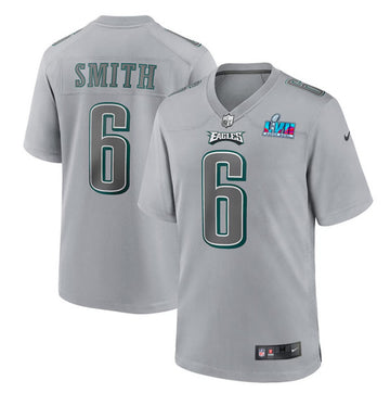 DeVonta Smith Philadelphia Eagles gray Game jersey