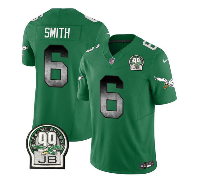 DeVonta Smith Philadelphia Eagles green FUSE jersey