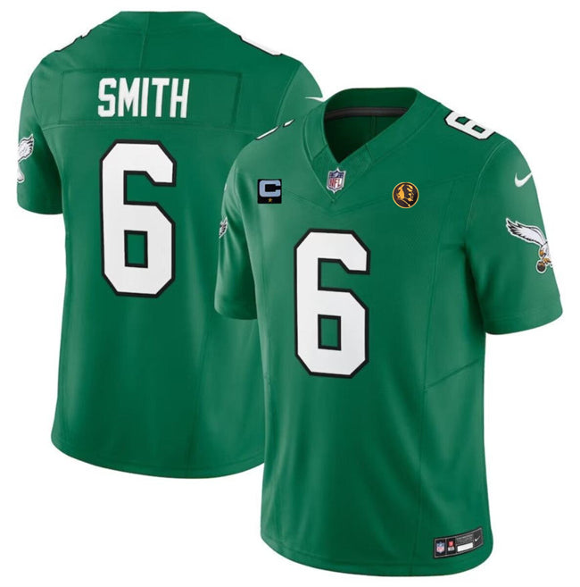 DeVonta Smith Philadelphia Eagles green FUSE jersey