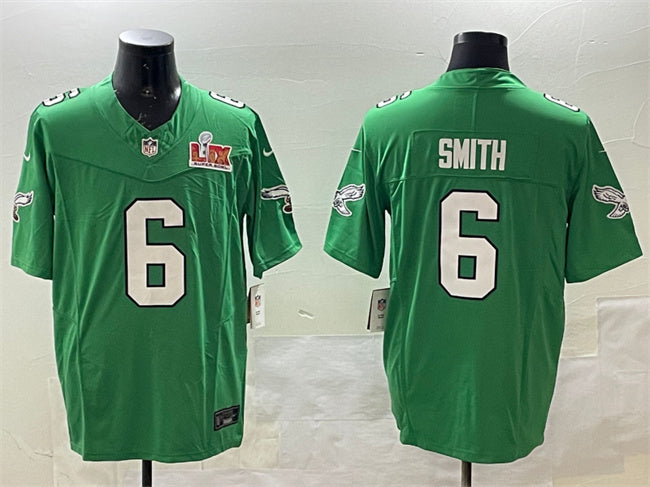 DeVonta Smith Philadelphia Eagles green FUSE jersey