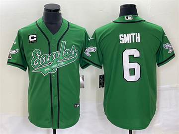 DeVonta Smith Philadelphia Eagles green jersey