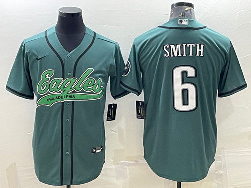 DeVonta Smith Philadelphia Eagles green jersey