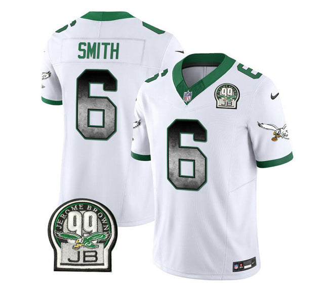 DeVonta Smith Philadelphia Eagles white FUSE jersey