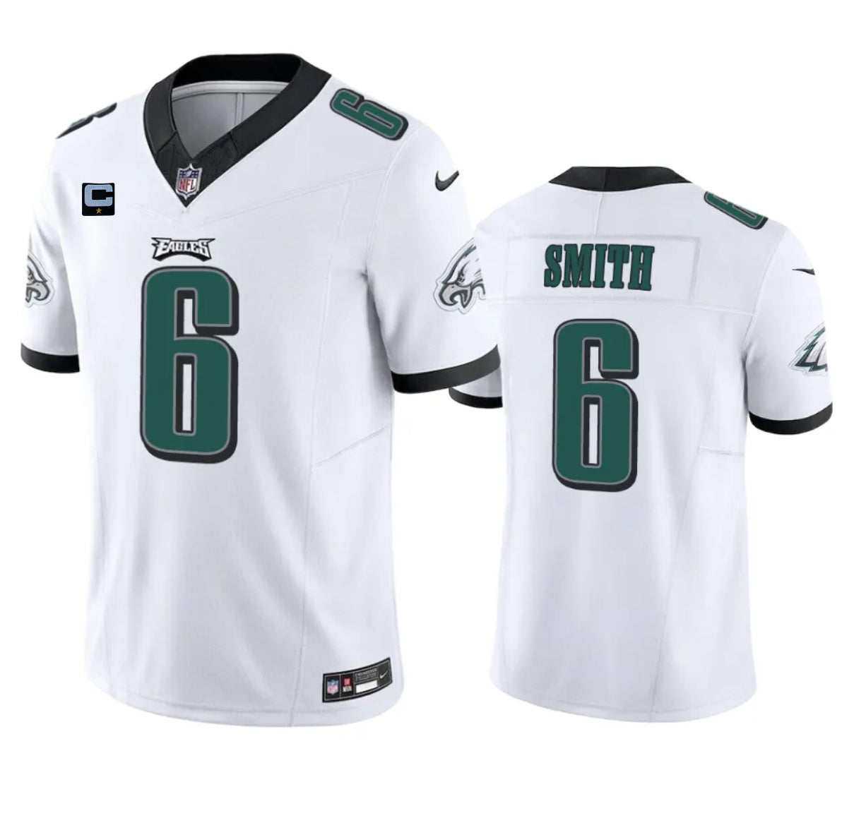DeVonta Smith Philadelphia Eagles white FUSE jersey