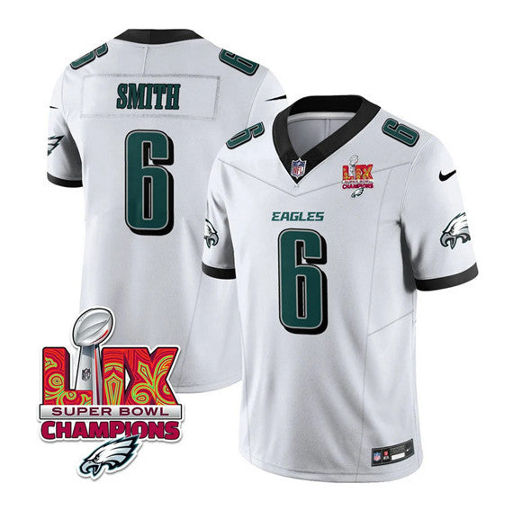DeVonta Smith Philadelphia Eagles white FUSE jersey