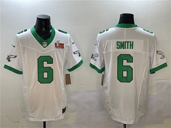 DeVonta Smith Philadelphia Eagles white FUSE jersey
