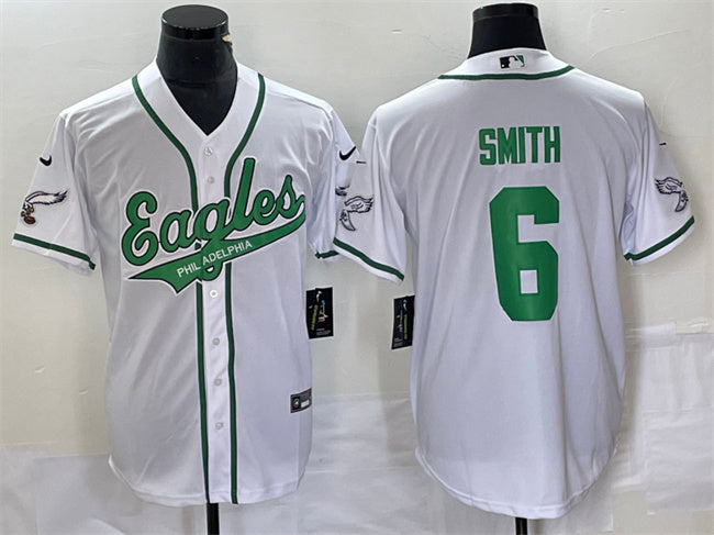 DeVonta Smith Philadelphia Eagles white jersey