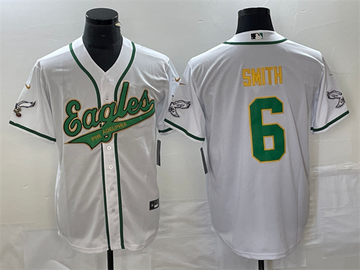 DeVonta Smith Philadelphia Eagles white jersey