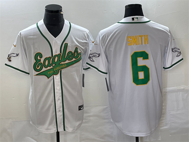 DeVonta Smith Philadelphia Eagles white jersey
