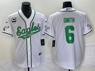 DeVonta Smith Philadelphia Eagles white jersey