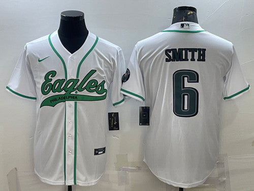 DeVonta Smith Philadelphia Eagles white jersey
