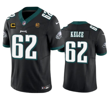 Jason Kelce Philadelphia Eagles black FUSE jersey
