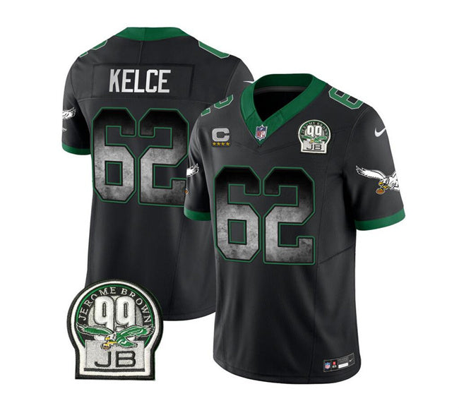 Jason Kelce Philadelphia Eagles black FUSE jersey