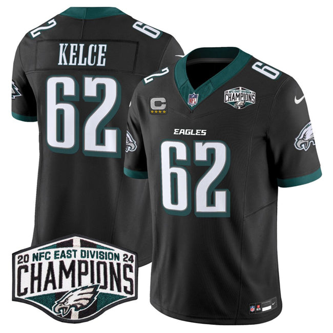 Jason Kelce Philadelphia Eagles black FUSE jersey