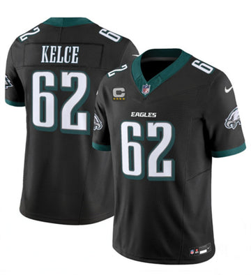 Jason Kelce Philadelphia Eagles black FUSE jersey
