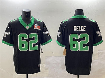 Jason Kelce Philadelphia Eagles black FUSE jersey