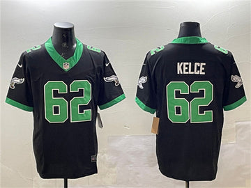 Jason Kelce Philadelphia Eagles black FUSE jersey