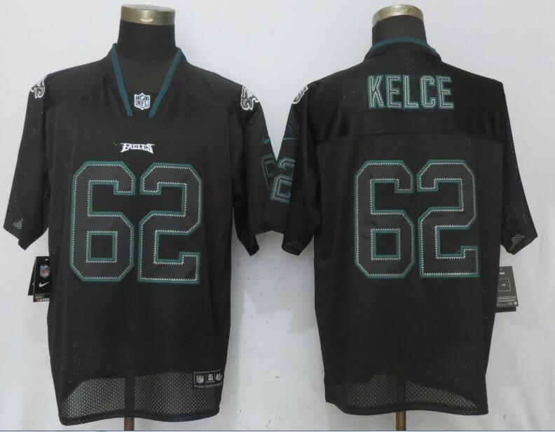 Jason Kelce Philadelphia Eagles black Elite jersey