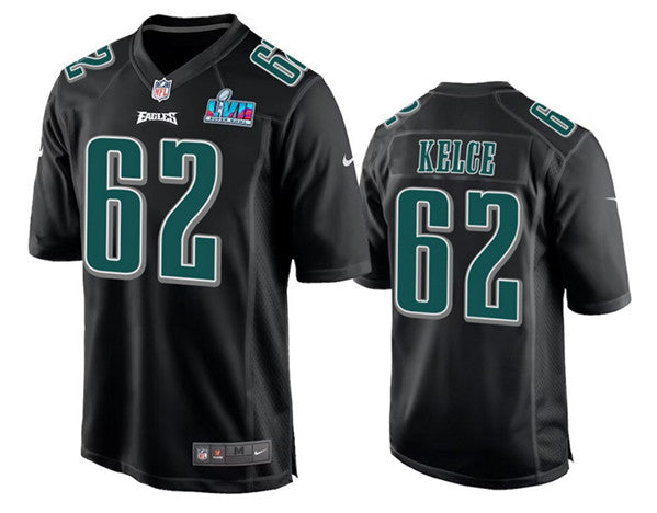 Jason Kelce Philadelphia Eagles black Game jersey