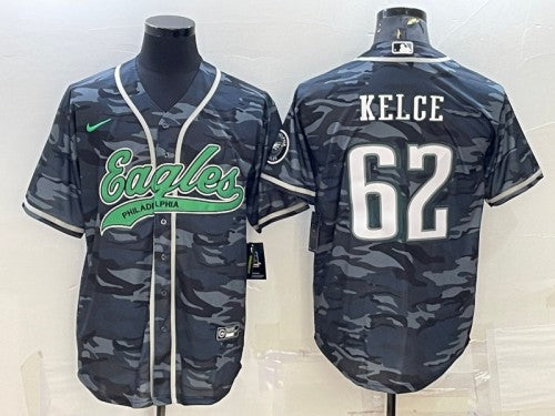 Jason Kelce Philadelphia Eagles gray Camo jersey