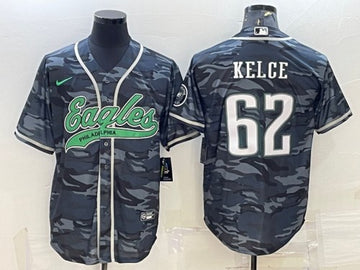 Jason Kelce Philadelphia Eagles gray Camo jersey