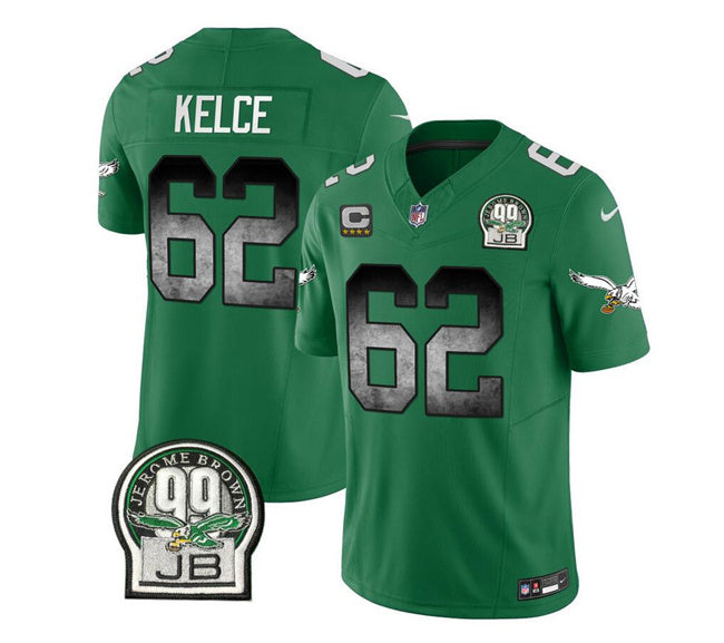 Jason Kelce Philadelphia Eagles green FUSE jersey