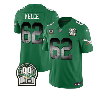 Jason Kelce Philadelphia Eagles green FUSE jersey