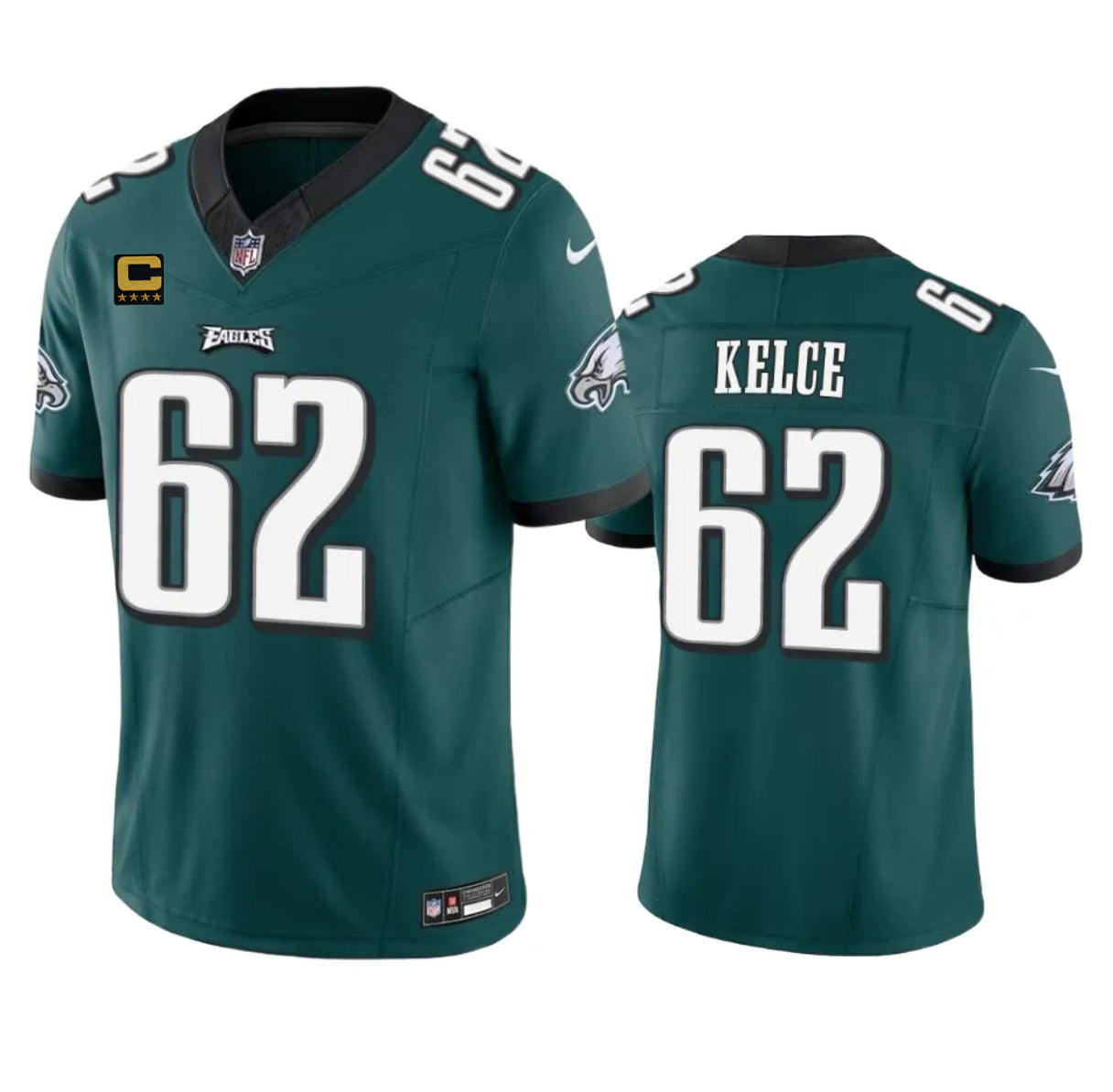 Jason Kelce Philadelphia Eagles green FUSE jersey