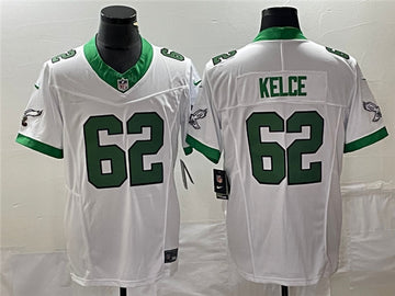 Jason Kelce Philadelphia Eagles white FUSE jersey