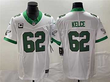 Jason Kelce Philadelphia Eagles white FUSE jersey