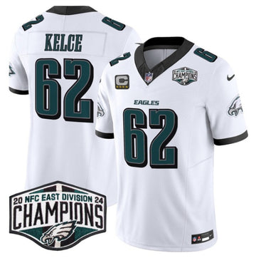 Jason Kelce Philadelphia Eagles white FUSE jersey