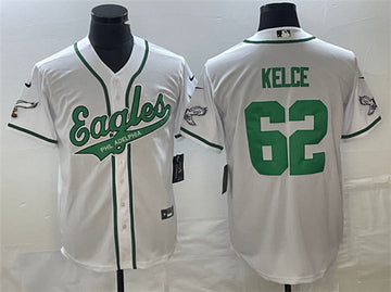 Jason Kelce Philadelphia Eagles white jersey