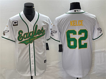 Jason Kelce Philadelphia Eagles white jersey