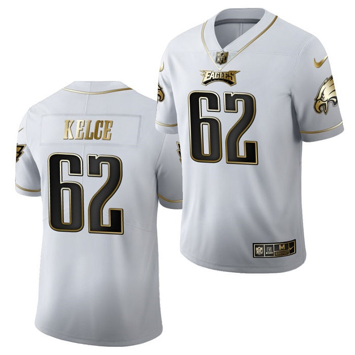 Jason Kelce Philadelphia Eagles white jersey