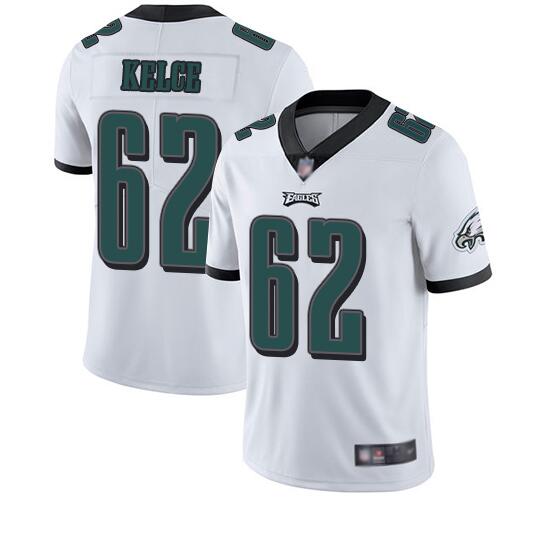 Jason Kelce Philadelphia Eagles white jersey